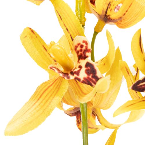 položky Umelá orchidea Cymbidium ako kvetinová stonka pre elegantnú dekoráciu, 95 cm, 2 kusy