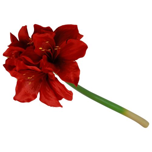 položky Umelé vianočné kvety Amaryllis Červené umelé kvety L40cm