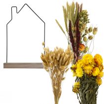 položky Urob si sám kvetinový bar s domčekom zo sušených kvetov 34,5×24,5 cm