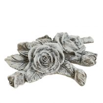 položky Ruža na dekoráciu hrobu polyresin 10cm x 8cm 6ks