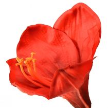 položky Umelá amarylis v žiarivo červenej farbe - elegantné kvety pre luxusnú dekoráciu izby, 66 cm