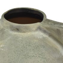 položky Dekoratívna váza keramická antický vzhľad bronzovo šedá 30×20×24cm