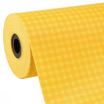 položky Manžetový papier hodvábny papier kvetinový papier žltý káro 25cm 100m
