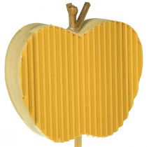 položky Kvetinová zátka jesenná dekoračná zátka drevo jablko 5x5,5cm 8ks
