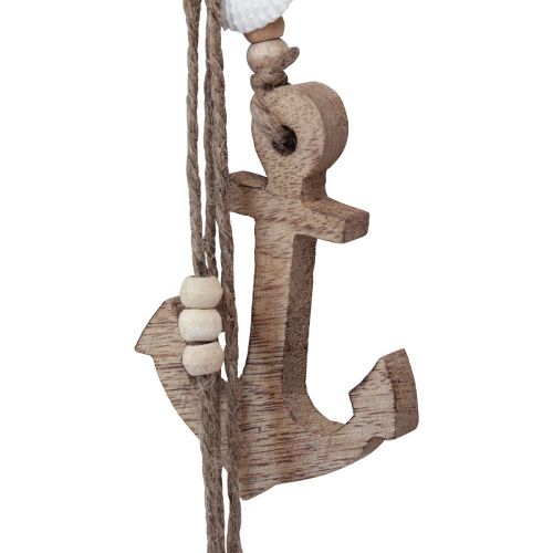 položky Ozdobný vešiak morské drevo kotva morský koník ryba 60cm