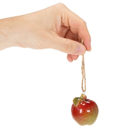 položky Jesenná dekorácia jablko keramická na zavesenie 5cm 4ks