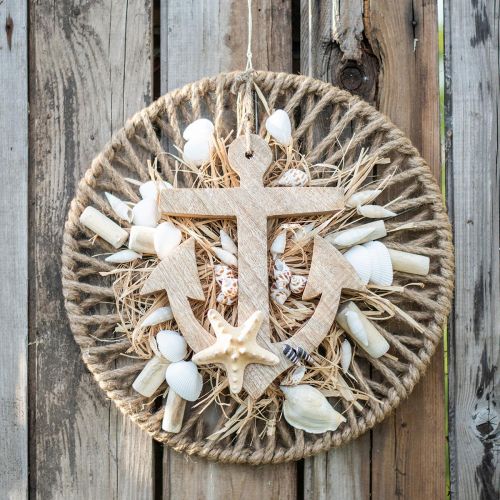 položky Závesná kotva Mango Wood Námorný vešiak Natural H24,5cm