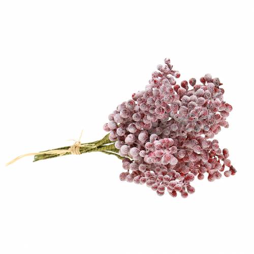 položky Bobuľový zber červený, ľadový 21cm 12 ks