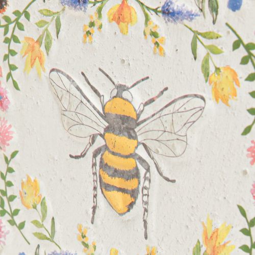 položky Závesný kvetináč kovový včelí krémovej farby D29cm