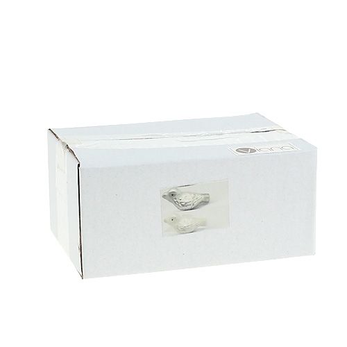 Floristik24 Dekorácia vianočného stromčeka sklenený vtáčik na klipe zelený druh. 4ks