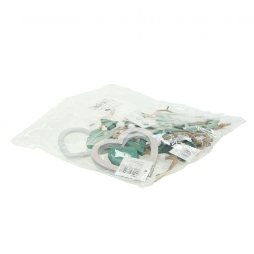 položky Dekorácia na vianočný stromček mix zelená, biela 10cm 9ks