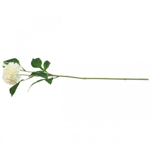položky Dahlia umelé kvety krémovo zelené 2 kvety 60cm
