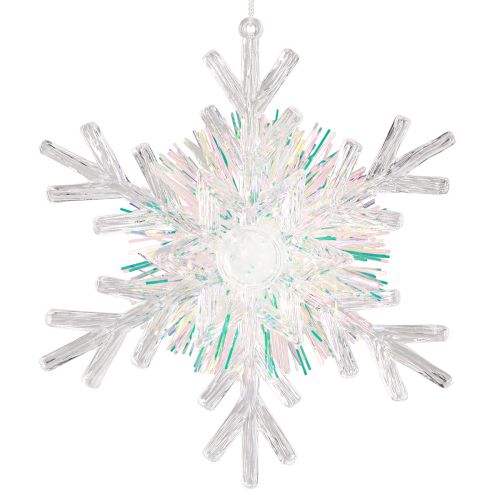 položky Ozdobná ľadová kryštálová vločka na zavesenie Ø15cm 3ks