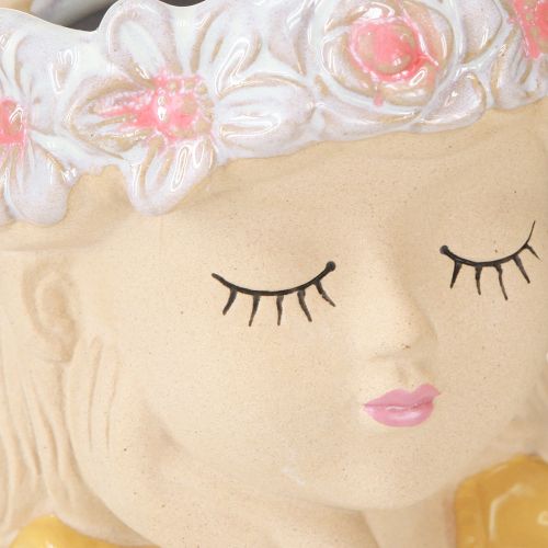 položky Dekoratívna váza keramický kvetináč pre dievča Ø7,5 cm V16 cm 2 ks