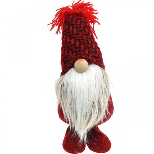 položky Deco Gnome brada Vianočná Gnome Deco figúrka červená H30cm