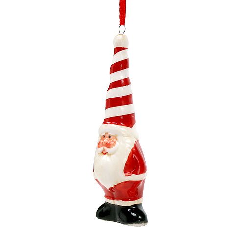 Floristik24 Santa Claus keramická dekoračná figúrka Santa na zavesenie 11cm 1 kus