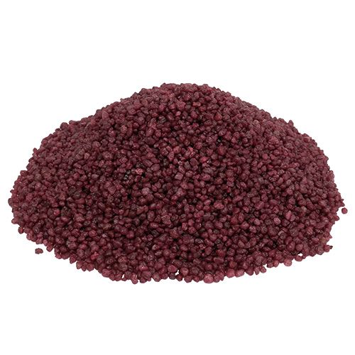 Dekoračné granule Burgundsko dekoračné kamienky 2mm - 3mm 2kg