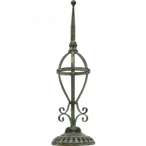 Floristik24 Držiak na veniec kovový starožitný vzhľad, dekorácia na stôl shabby chic V51cm