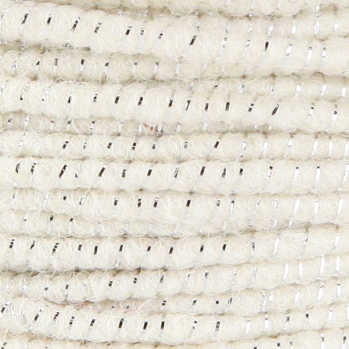 položky Knôt Glamour biely/strieborný s drôtom 33 m