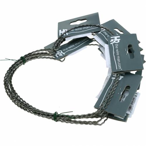 položky Drôtené srdiečka 20cm vlna krúžky veniec obruč srdce 10 ks