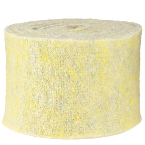 položky Plsťová stuha vlnená stuha kvetinová stuha ozdobná stuha šedožltá 15cm 5m