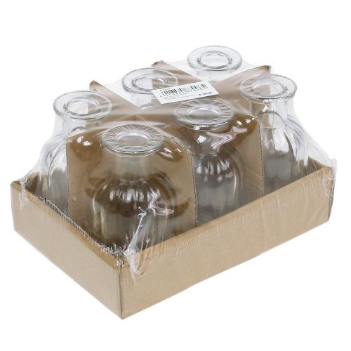 položky Váza na fľašu malá Ø5,5cm H10,5cm číra 6 ks