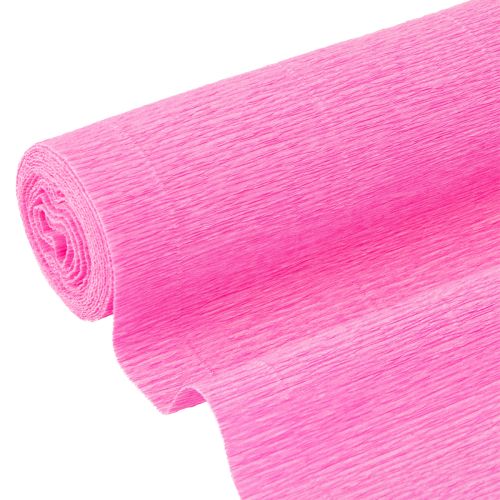 položky Krepový papier na kvetinárstvo svetloružový 50x250cm