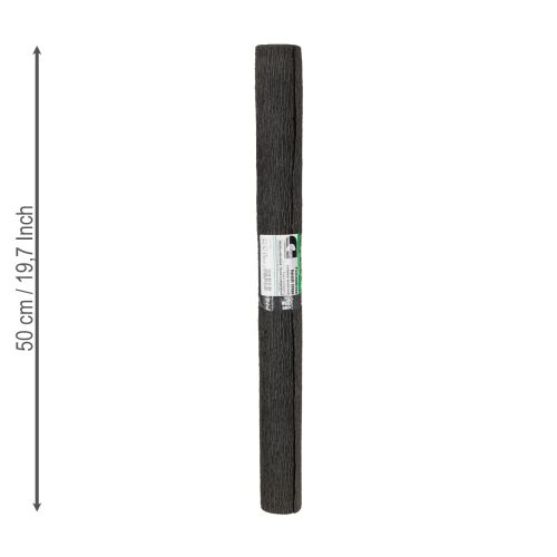 položky Krepový papier na kvetinárstvo čierny 50x250cm