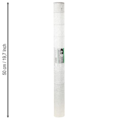 položky Krepový papier pre kvetinárstvo strieborný 50x250cm