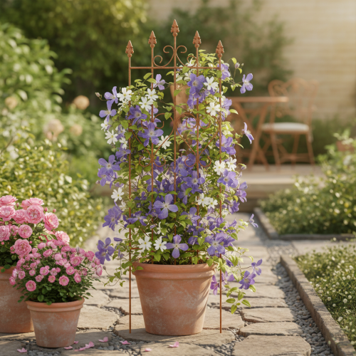 položky Mriežka s motívom srdca, lezecká pomôcka v romantickom štýle pre záhradné chodníky alebo terasy, 101 cm