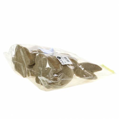 položky Veľkonočná dekorácia zajačik sediaci vločkovaný hnedý V19cm 2 ks