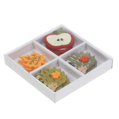 Floristik24 Jesenná dekorácia na posýpanie a nalepenie filcu 12 kusov