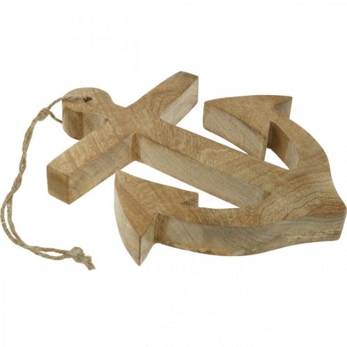 položky Závesná kotva Mango Wood Námorný vešiak Natural H24,5cm