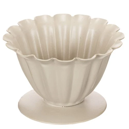 položky Miska, kalich, kvetný kalich, krémová dekorácia, 9 cm