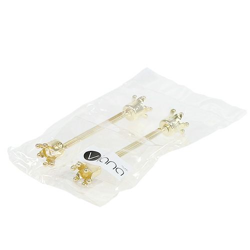 položky Sviečková korunka zlatá 4 ks