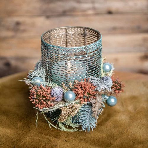 položky Kovový svietnik na čajovú sviečku Ø8/10/13cm sada 3 ks