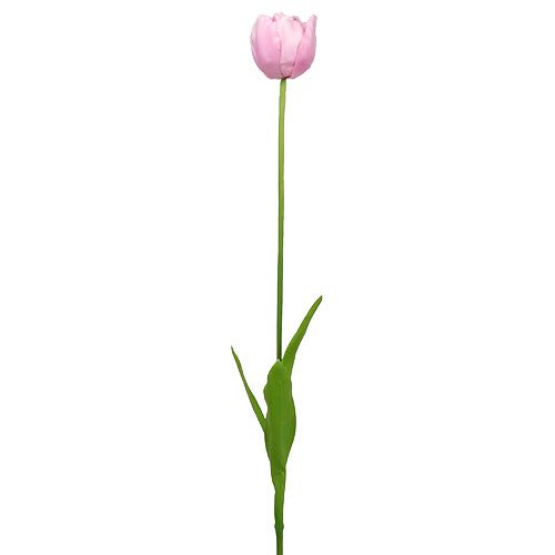 Umelé tulipány staroružové plnené 84cm - 85cm 3ks