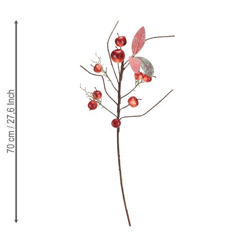 položky Umelý konár s jablkami na jesennú a vianočnú dekoráciu