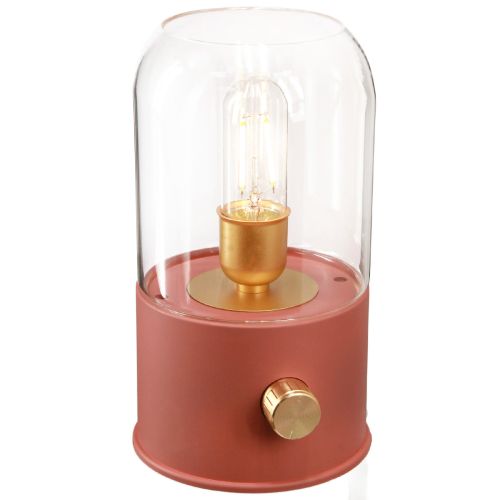 položky LED stolná lampa retro LED svetlo teplá biela hnedá V19,5cm