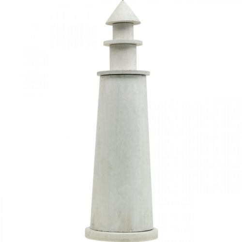 položky Lighthouse Shabby Chic Cream Maritime Deco Ø13cm H41,5cm