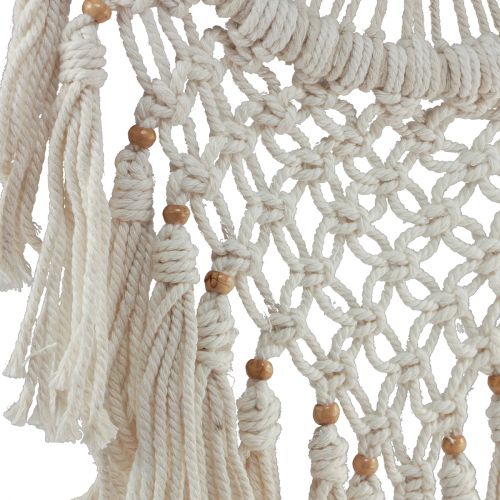 položky Macrame lapač snov krémová dekorácia na stenu 29×72cm