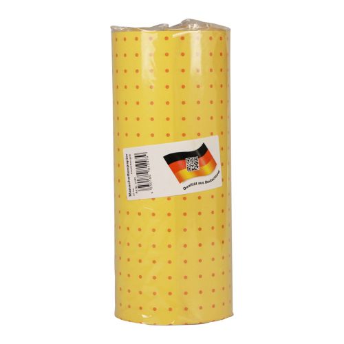 položky Manžetový papier hodvábny papier žlté bodky 25cm 100m