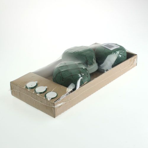 Floristik24 Kvetinová pena na usporiadanie urny s držiakom veľký Ø10,5cm 3ks