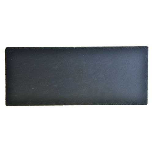 položky Prírodná bridlica tanier obdĺžnikový kamenný podnos čierny 30×12,5cm 4ks