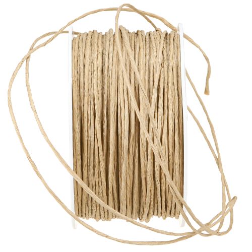 položky Papierový drôt omotaný drôtom Ø2mm 100m prírodný