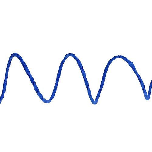 položky Papierová šnúra omotaná drôtom Ø2mm 100m modrá