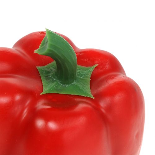 Floristik24 Paprika umelá červená 8cm 4ks