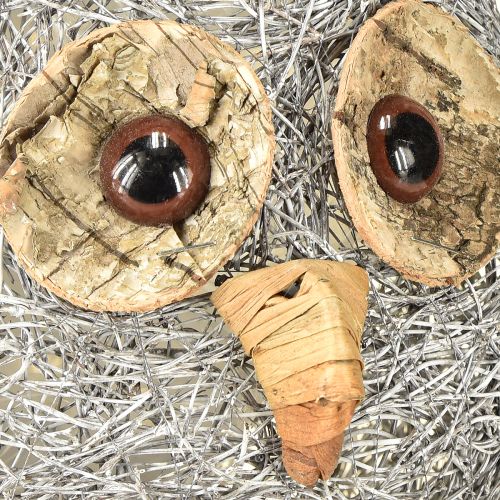 položky Kôš na rastliny sova vinič biely Ø14cm