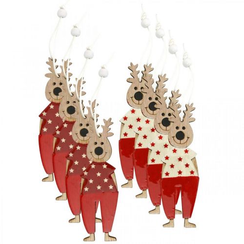 položky Sobík na zavesenie, vianočné ozdoby, ozdoby na vianočný stromček, drevené ozdoby na advent V13cm 8 ks