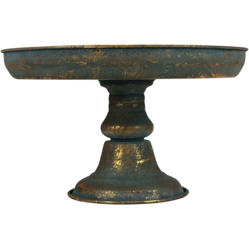 Floristik24 Miska s nožičkami ozdobná miska kovová miska zlatá Ø29cm V17,5cm